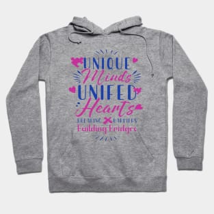 Breaking barriers and building bridges Hoodie